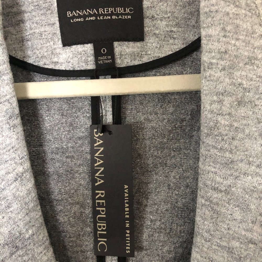 Banana Republic Long and Lean Blazer *NWT* Size 0 - Picture 6 of 8